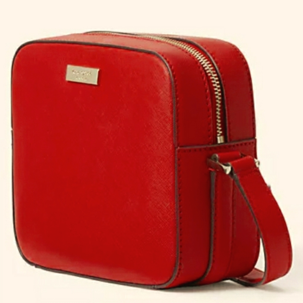 NWT KATE SPADE ♠️ NEW YORK NEWBURY LANE CAMMIE CROSSBODY BAG ( HOT CHILI 🔥)